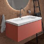 Ideal Standard Atelier Conca стенен шкаф с 1 чекмедже, червено-оранжев, 100 см (T4579Y3)