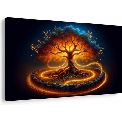 Obraz magický strom života v žiare