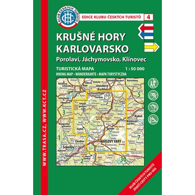KČT 4 Krušné hory Karlovarsko 1:50 000