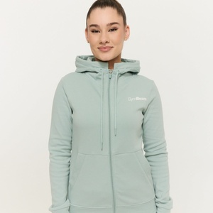 GymBeam Дамски суичър с цип Limitless Eucalypt XL
