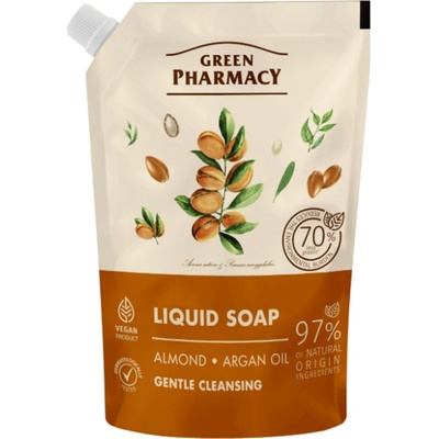 Green Pharmacy olej tekuté mýdlo náhradní náplň mandlový a arganový 460 ml