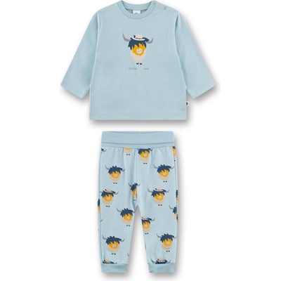Sanetta Детско ежедневно термо бельо Sanetta Kid's Pyjama 1/1 222294+222295 Pyjamas - Blue Pale - размер 92 (EU) (714-1562-0114)
