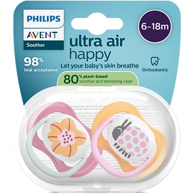 Philips Avent Ultra Air SCF080/27, 6-18 м. , 2 броя (SCF080/27)