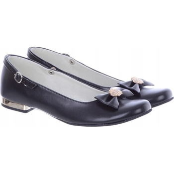 Elegantní dívčí k prvnímu svatému přijímání boty černé