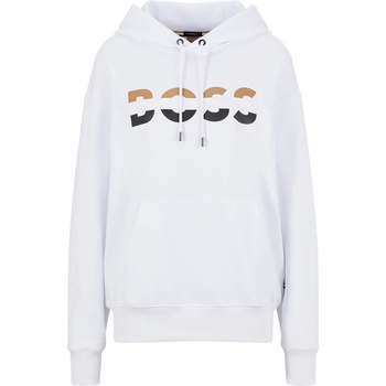 Image 1 of HUGO BOSS Суичър Boss Women's Iconic Hoodie Printed Logo Design - White 100