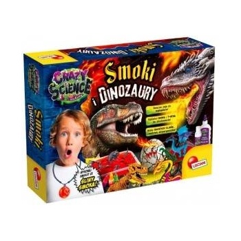 Lisciani Образователна игра, LISCIANI, Дракони и динозаври, Crazy Science, +7 години, Многоцветна