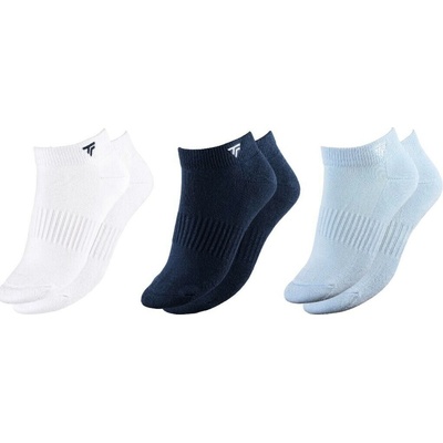 Tecnifibre Low Cut 3 Pack White Marine Glacier