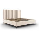Mazzini Sofa Бежово тапицирано двойно легло с място за съхранение с включена подматрачна рамка 140x200 cm Casey - Mazzini Beds (MAZ_BF140_51_F1_CASEY1)