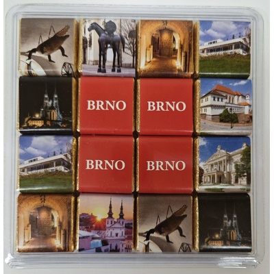 Chocopola Čokoládové puzzle Brno 80 g