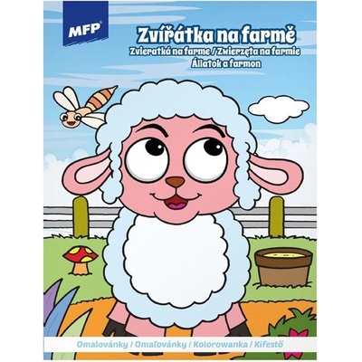 MFP 5301139 Omaľovanky A4 Zvířátka na farme 210x276mm/16