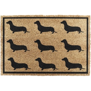 Artsy Mats Изтривалка от кокосови влакна 40x60 cm Dachshund - Artsy Doormats (IMG-DACHSHUND)