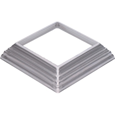 Krytka plechová, 122 x 122 x 29 mm, díra: 82 x 82 mm