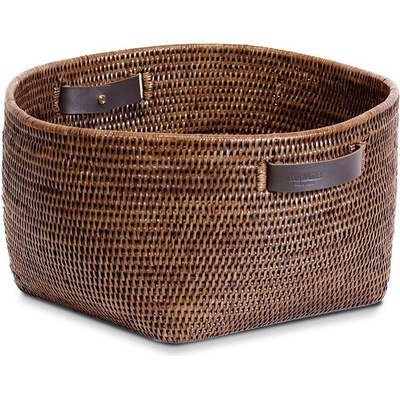 Decor Walther Кошница за съхранение Basket кръгла ратанова кафява (0941192)