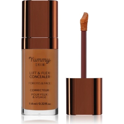 Danessa Myricks Beauty Yummy Skin Skin & Flex Concealer tekutý korektor s matným efektem 14 Dark With Golden Undertones 100 ml