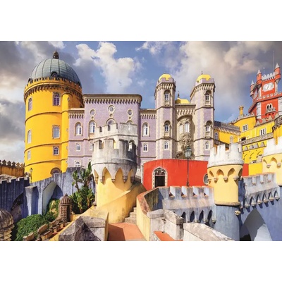 Ravensburger - Puzzle Impressive castles and chateaux: Pena, Portugal - 1 000 piese