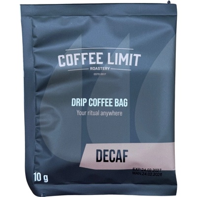 COFFEE LIMIT DRIP COFFEE BAG Decaf COLOMBIA SUGARCANE 10 g