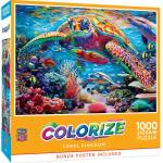 Masterpieces - Puzzle Colorize - Coral Kingdom - 1 000 piese