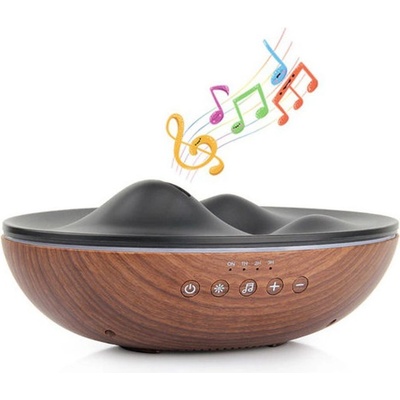 Hütermann reproduktor aroma difuzér BT88 tmavé dřevo 300 ml s bluetooth ultrazvukový USB
