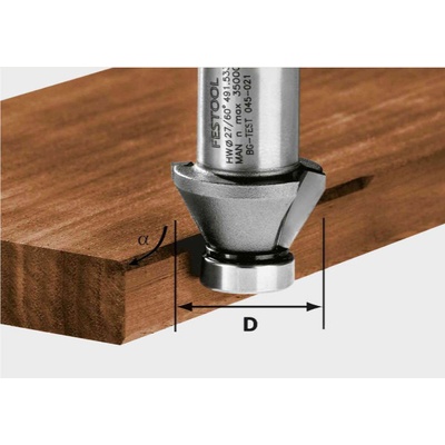 FESTOOL Festool HW 45°-OFK 500 Fazetová fréza HW 490090