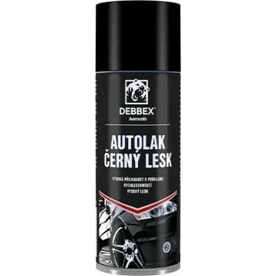 Den Braven Tectane Autolak černý lesk 400 ml TA21104