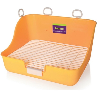 Tommi Toaleta s roštem pro králíky světle modrá 27 x 21 cm – Sleviste.cz