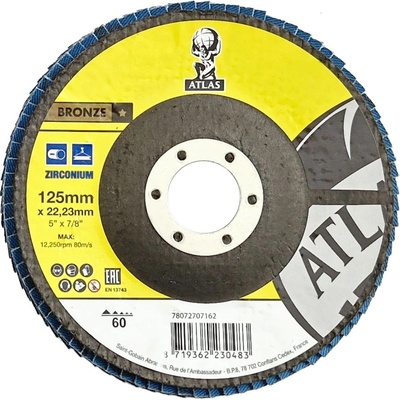 Atlas Lamelový kotouč 125 x 22.2 mm P120 KX663 78072707164