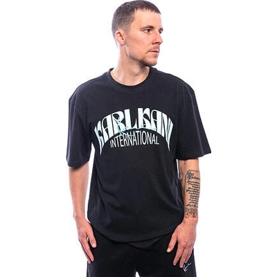 Karl Kani triko Signature International t-shirt Black