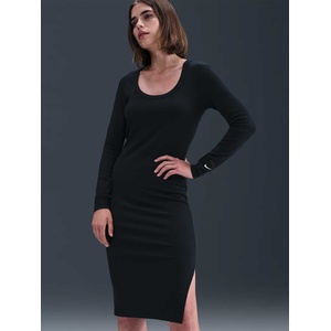 Nike Рокля w nsw nk chll knt ls midi drss (hv2799-010)
