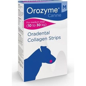 Orozyme plátky žvýkací pro psy M 10-30 kg 141 g