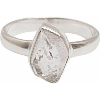 Nefertitis Herkimer diamant prsten stříbro R39