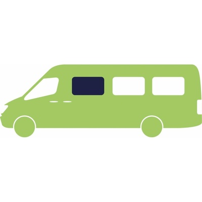 Pevné predné bočné okno Carbest pre Fiat, Peugeot, Citroën, Opel orientácia na strane vodiča