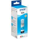 Atrament Epson 104 Cyan - originálny