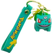 Přívěsek na klíče Pokémon Bulbasaur s poutkem a karabinou 22 cm