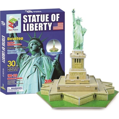 Magic Puzzle 3D puzzle Socha Svobody 30 ks