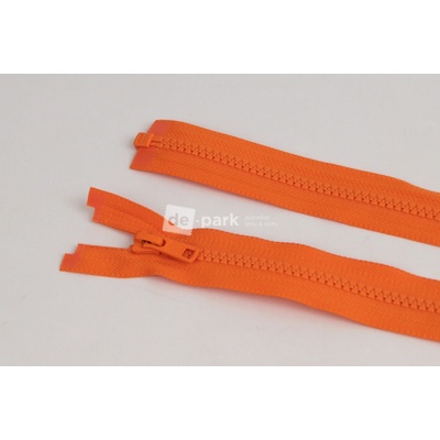 de-park Zip YKK - 60 cm - dělitelný - oranžová