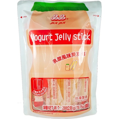 JIN JIN Yogurt Jelly Sticks želé 288 g