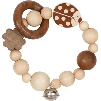 Heimess elastický krúžok s lienkou natural