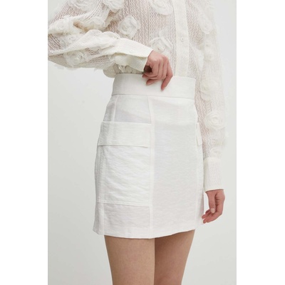 Answear. LAB Пола Answear. LAB в бяло къса със стандартна кройка (W24S.LF.040808.tjs)
