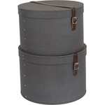 Bigso Комплект от 2 черни кутии Rut - Bigso Box of Sweden (5482C6849L06-99)