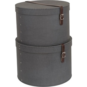 Bigso Комплект от 2 черни кутии Rut - Bigso Box of Sweden (5482C6849L06-99)