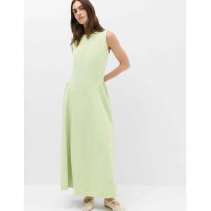 Marks & Spencer Деним макси рокля със спуснат пояс Marks & Spencer зелена Marks & Spencer | Zelen | ЖЕНИ | 8 REG