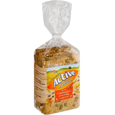 Bona Vita Active Knäckebrot kváskový s tekvicovými semienkami a syrom 180 g