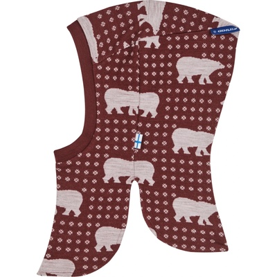 Finkid Детска зимна шапка (beanie) Finkid Kid's Luola Nordik Balaclava - Cranberry (904-4539-0113)