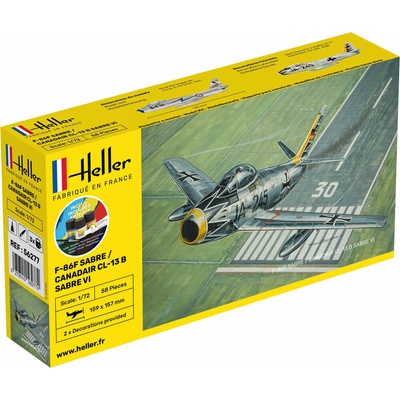Heller STARTER KIT F-86F Sabre / Canadair CL-13 B Sabre VI 1:72