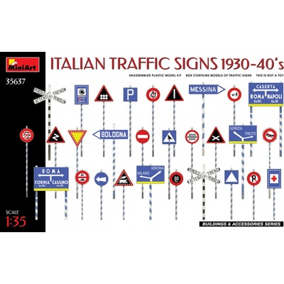MiniArt Italian Traffic Signs 1930 40's 1:35