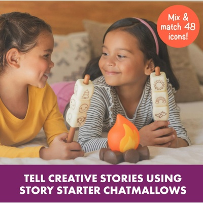 Campfire Chatmallows™ – Storytelling Set kostky tvoří příběhy