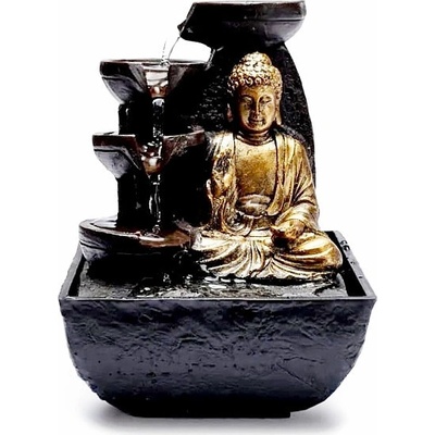 Nefertitis Pokojová fontána Soucitný Buddha 17,3 cm – Sleviste.cz