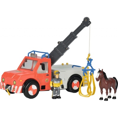 Simba Požiarnik Sam Auto Phoenix s figúrkou a koňom