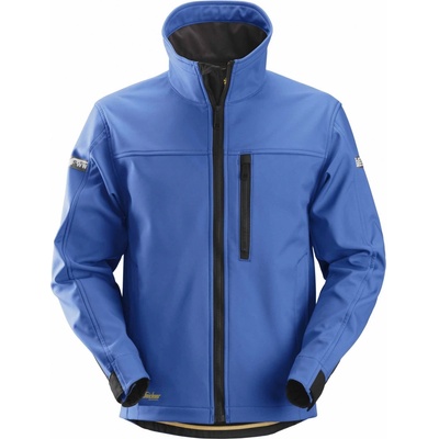 AllroundWork Snickers Workwear softshellová bunda pánská modrá