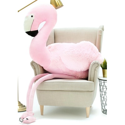 Dear Bear Plyšový plameniak Flamingo 190 cm - ružový